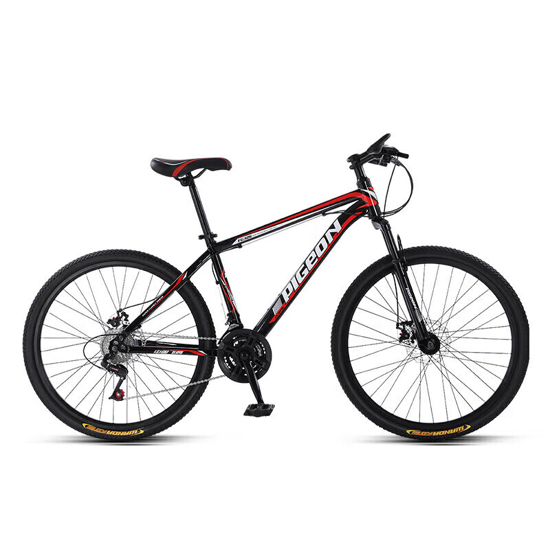Горный велосипед Flying Pigeon Feige 26 дюймов 27 скоростей, черный/красный 
Горный велосипед Flying Pigeon Feige 26 дюймов 27 скоростей, черный/красный
