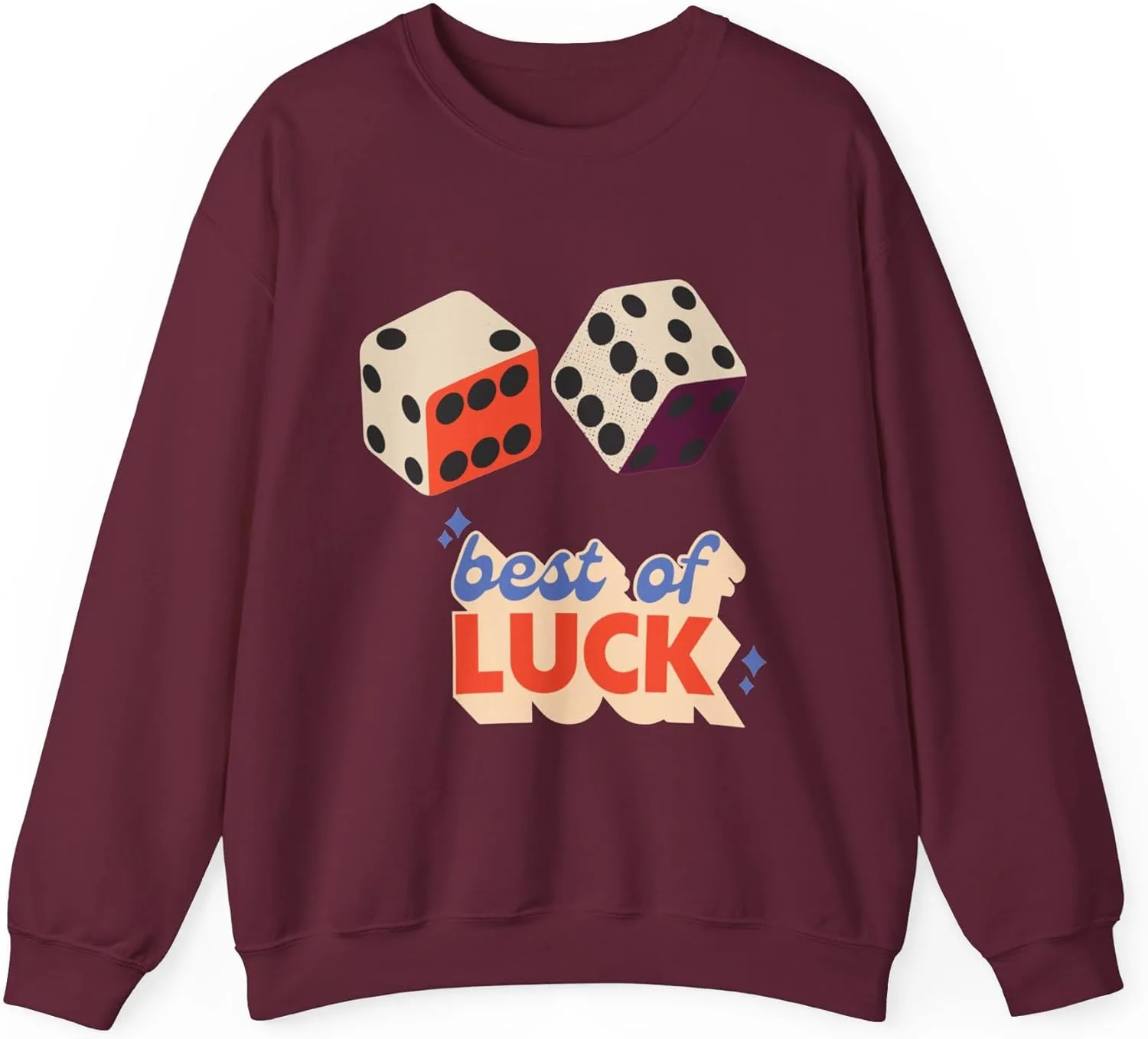 Свитшот unisex с принтом "best of luck" и игральными костями Brothers & Sisters Art Works
Свитшот unisex с принтом "best of luck" и игральными костями Brothers & Sisters Art Works