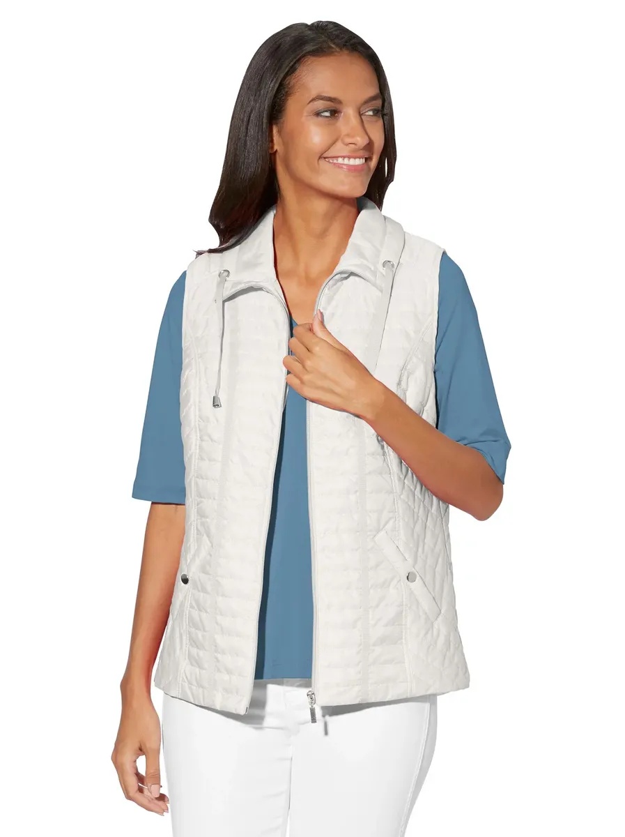 Повседневный образ стеганый жилет Casual Looks, белый
Повседневный образ стеганый жилет Casual Looks, белый