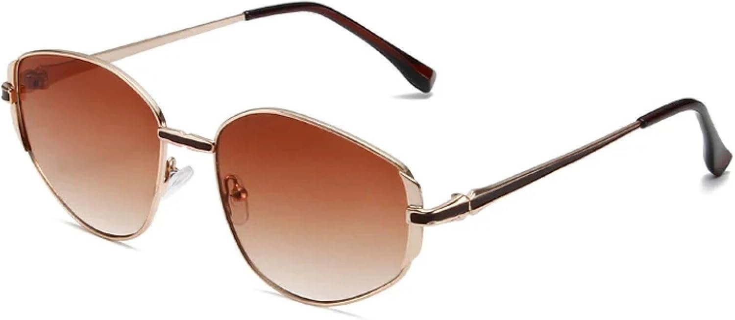 Ретро-классические круглые солнцезащитные очки унисекс с металлической оправой, защитой от УФ-излучения UV400 и прозрачными линзами. Модные очки в стиле панк TKKTLLT, Gold-brown
Ретро-классические круглые солнцезащитные очки унисекс с металлической оправой, защитой от УФ-излучения UV400 и прозрачными линзами. Модные очки в стиле панк TKKTLLT, Gold-brown