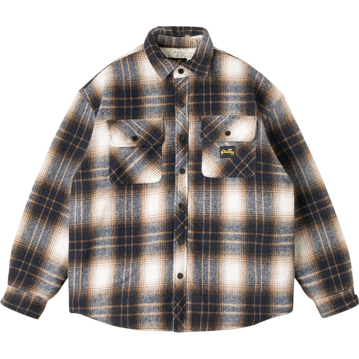 Квилтованная клетчатая рубашка Stan Ray, синий
Квилтованная клетчатая рубашка Stan Ray, синий