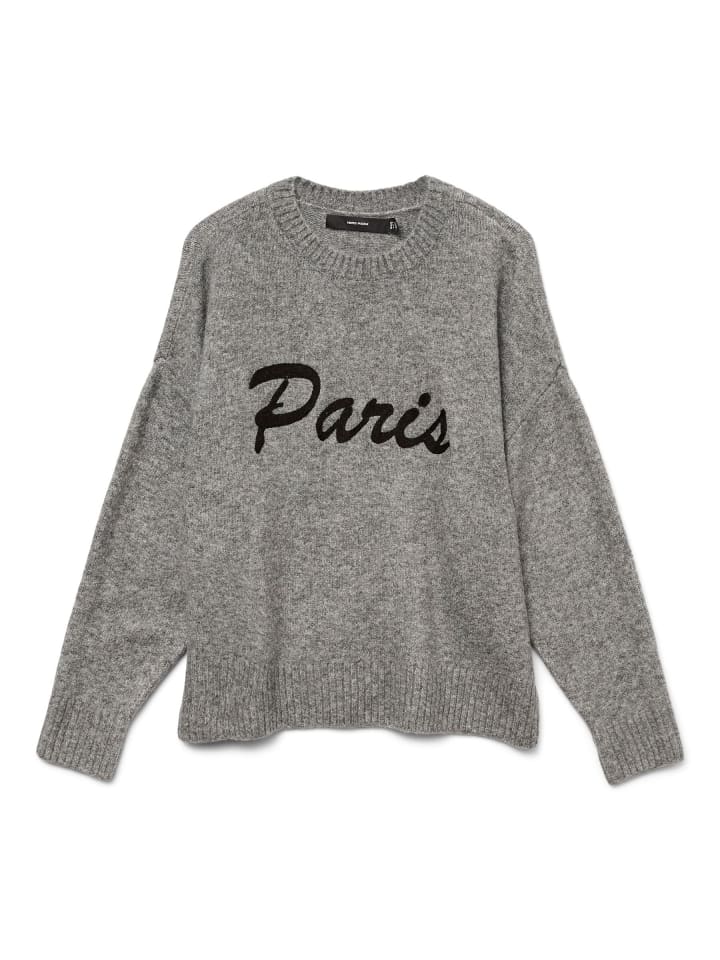 Вязаный свитер в цвете средне-серый меланж Vero Moda
Вязаный свитер в цвете средне-серый меланж Vero Moda