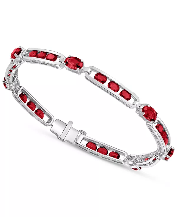 Браслет из синтетических рубинов в стерлинговом серебре (также из синтетического сапфира) Macy'S, ruby
Браслет из синтетических рубинов в стерлинговом серебре (также из синтетического сапфира) Macy'S, ruby