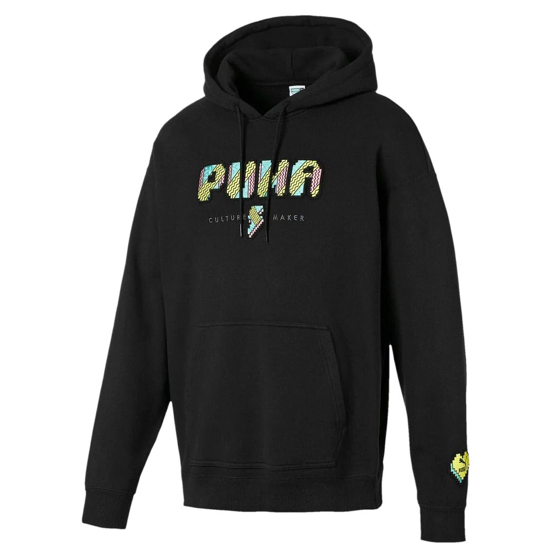 Puma Стильные мужские толстовки с капюшоном, черные, средней толщины
Puma Стильные мужские толстовки с капюшоном, черные, средней толщины