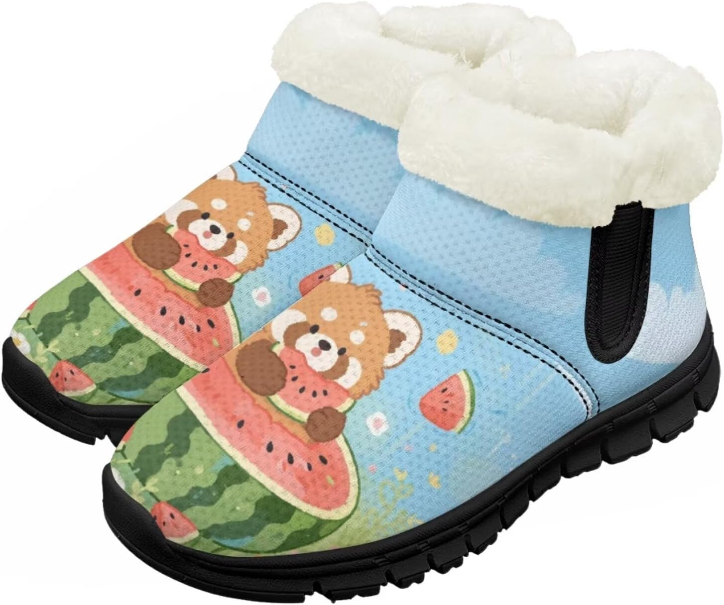 Зимние сапожки для девочек-детей, противоскользящие прогулочные кроссовки с меховой подкладкой, без шнурков, теплые короткие ботинки Pointodoor, Watermelon Red Panda
Зимние сапожки для девочек-детей, противоскользящие прогулочные кроссовки с меховой подкладкой, без шнурков, теплые короткие ботинки Pointodoor, Watermelon Red Panda