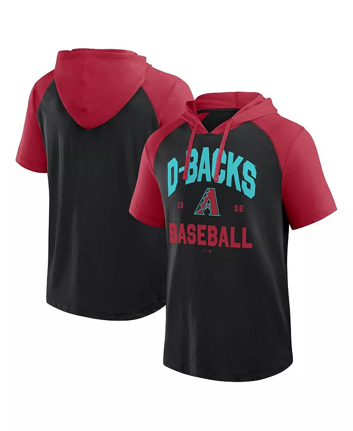 Мужская черная бейсболка Arizona Diamondbacks Prime Raglan с короткими рукавами и капюшоном Fanatics
Мужская черная бейсболка Arizona Diamondbacks Prime Raglan с короткими рукавами и капюшоном Fanatics