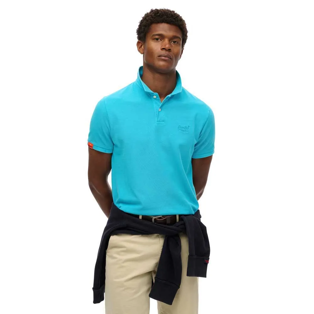 Поло с коротким рукавом Superdry Vint Destroy, синий
Поло с коротким рукавом Superdry Vint Destroy, синий