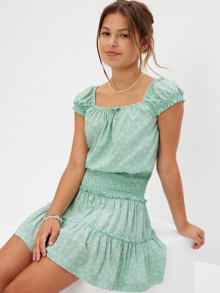 Подростковый романтический топ Gap, зеленый
Подростковый романтический топ Gap, зеленый