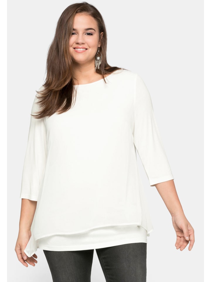 Блузка-рубашка бежевого цвета sheego
Блузка-рубашка бежевого цвета sheego