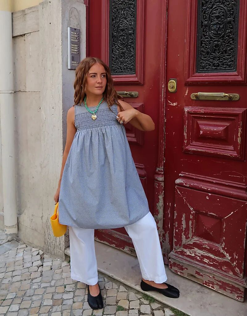 Платье-рубашка-мини Labelrail x Rebecca Olivia в клетку гингем, черное
Платье-рубашка-мини Labelrail x Rebecca Olivia в клетку гингем, черное