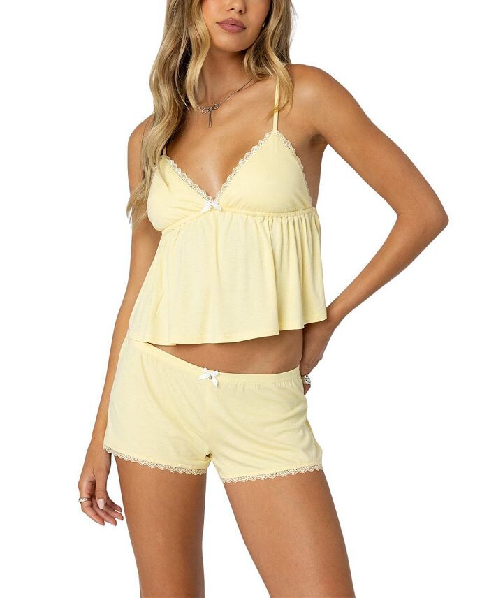 Майка Edikted Buffy Babydoll, желтый
Майка Edikted Buffy Babydoll, желтый