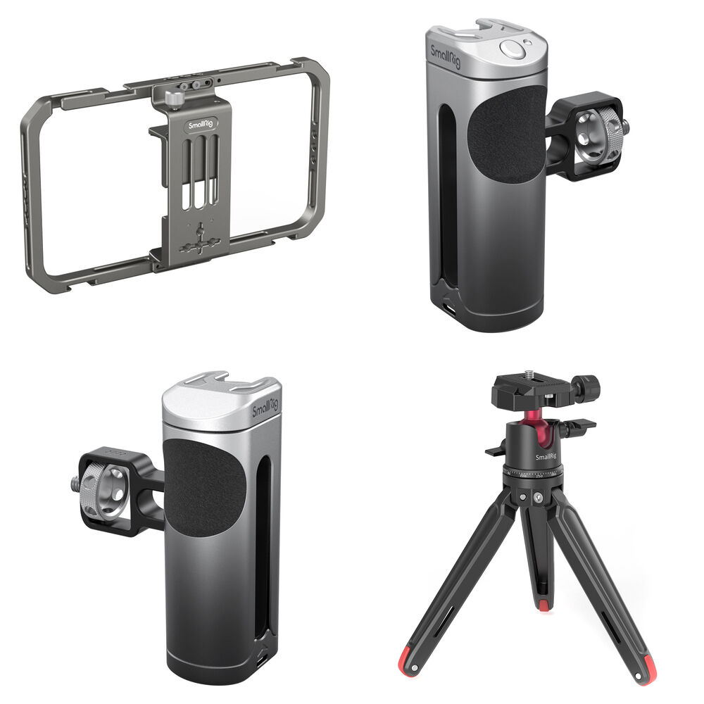SmallRig Universal Mobile Phone Cage with Side Handles and Mini
SmallRig Universal Mobile Phone Cage with Side Handles and Mini