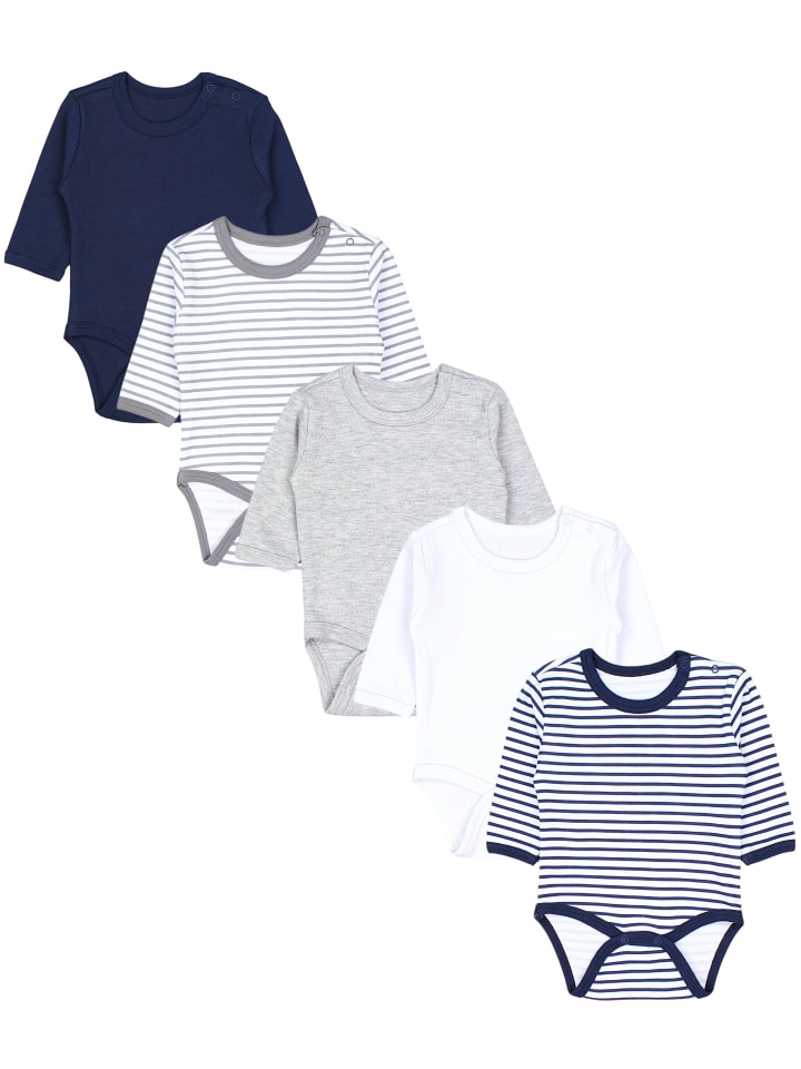 TupTam Универсальный боди с длинными рукавами и напечатанным слоганом, комплект из 5 штук, сине-серый цвет
TupTam Универсальный боди с длинными рукавами и напечатанным слоганом, комплект из 5 штук, сине-серый цвет