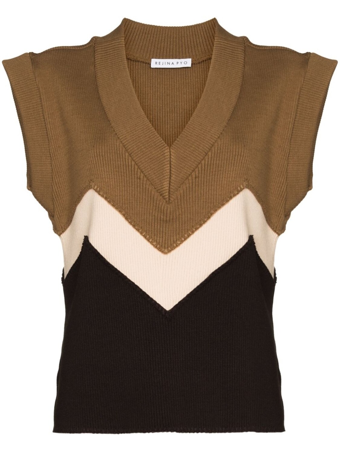 Жилет Kenna с V-образным вырезом Rejina Pyo, коричневый
Жилет Kenna с V-образным вырезом Rejina Pyo, коричневый