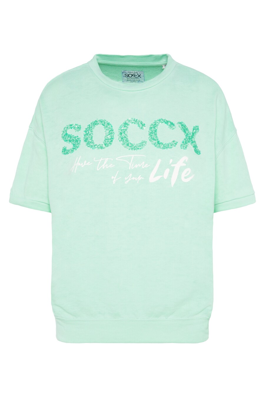 Толстовка Soccx, мятный 
Толстовка Soccx, мятный