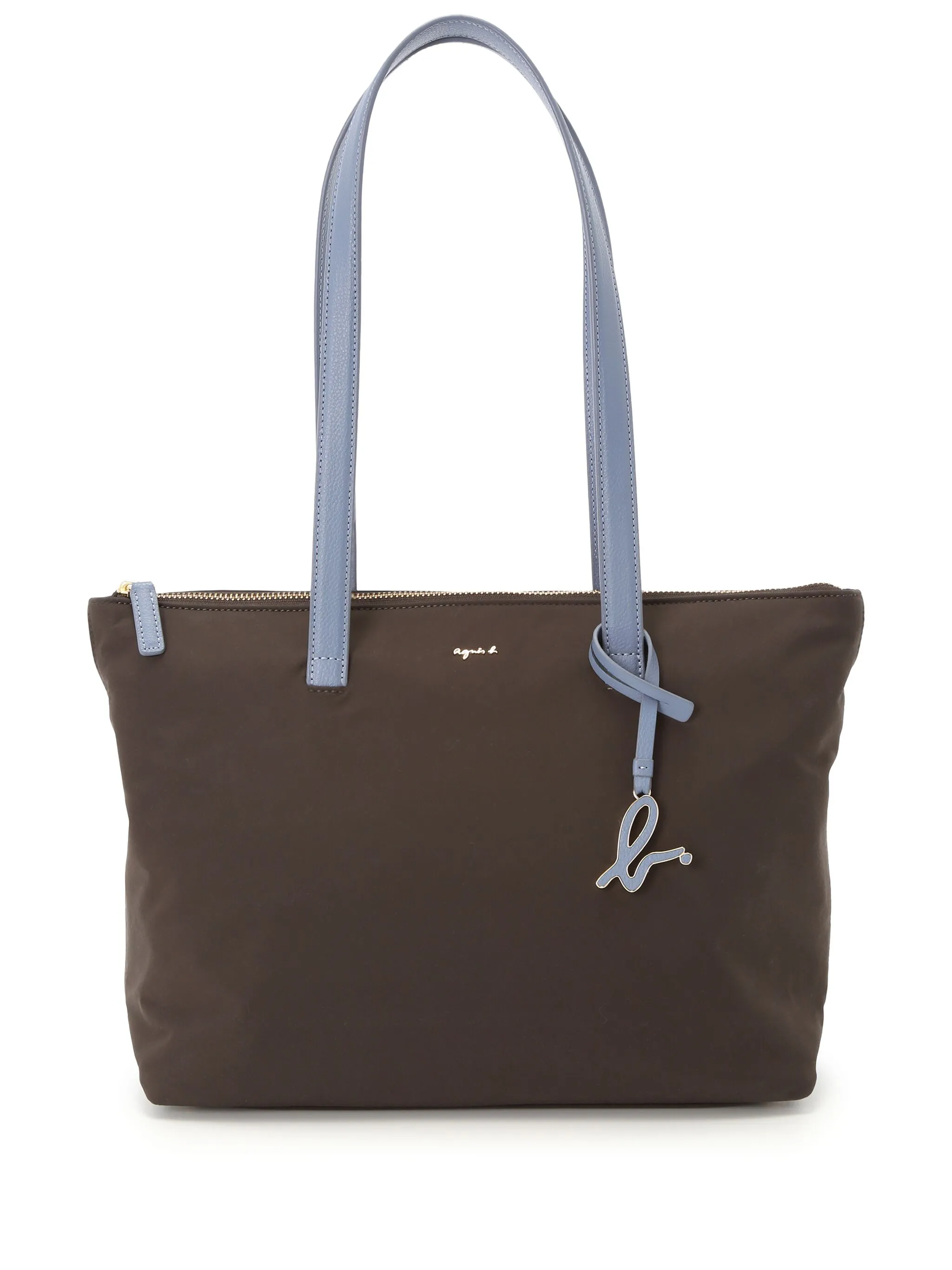 Сумка-тоут с логотипом Agnès B., коричневый
Сумка-тоут с логотипом Agnès B., коричневый