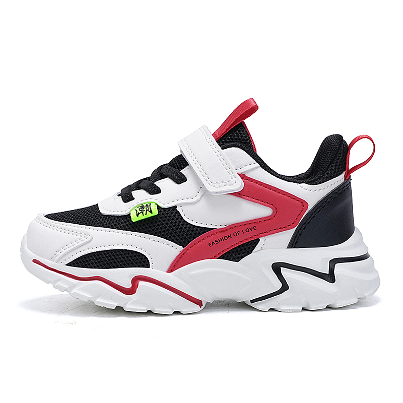 Кроссовки для бега для детей: противоскользящие, износостойкие, с отскоком, дышащие, легкие, амортизирующие ADOONGA, белый/красный
Кроссовки для бега для детей: противоскользящие, износостойкие, с отскоком, дышащие, легкие, амортизирующие ADOONGA, белый/красный