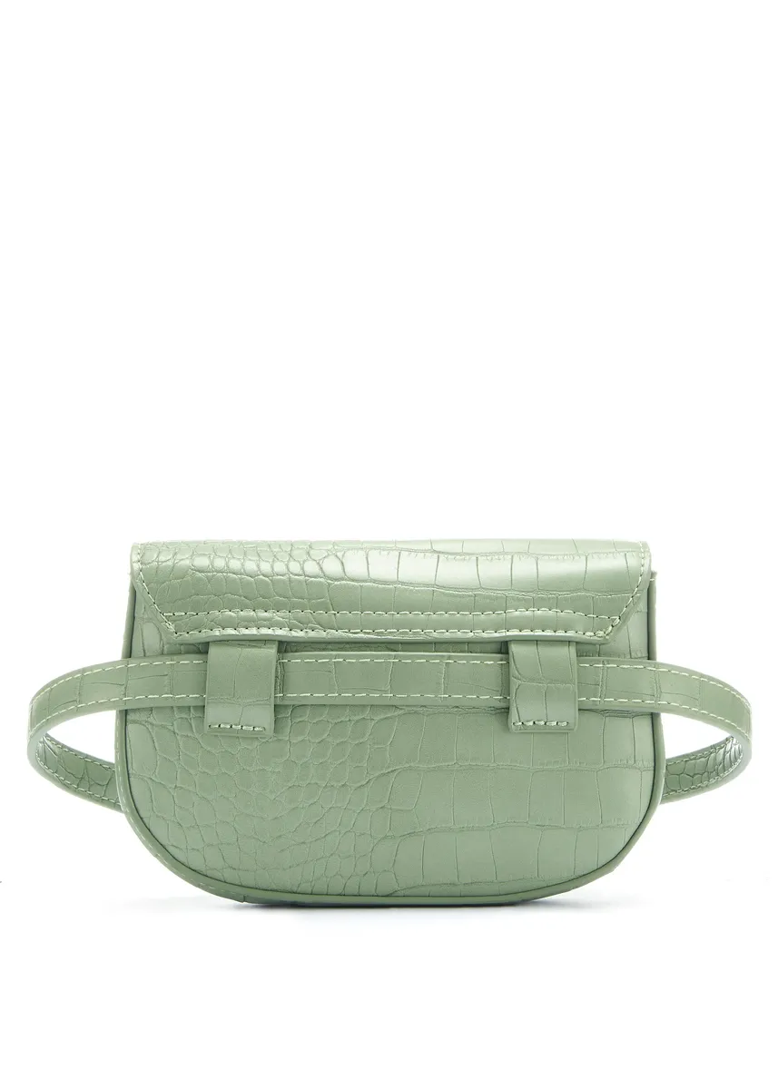 Поясная сумка LASCANA, под кожу крокодила, через плечо, поясная сумка, нагрудная сумка, набедренная сумка VEGAN, зеленый
Поясная сумка LASCANA, под кожу крокодила, через плечо, поясная сумка, нагрудная сумка, набедренная сумка VEGAN, зеленый