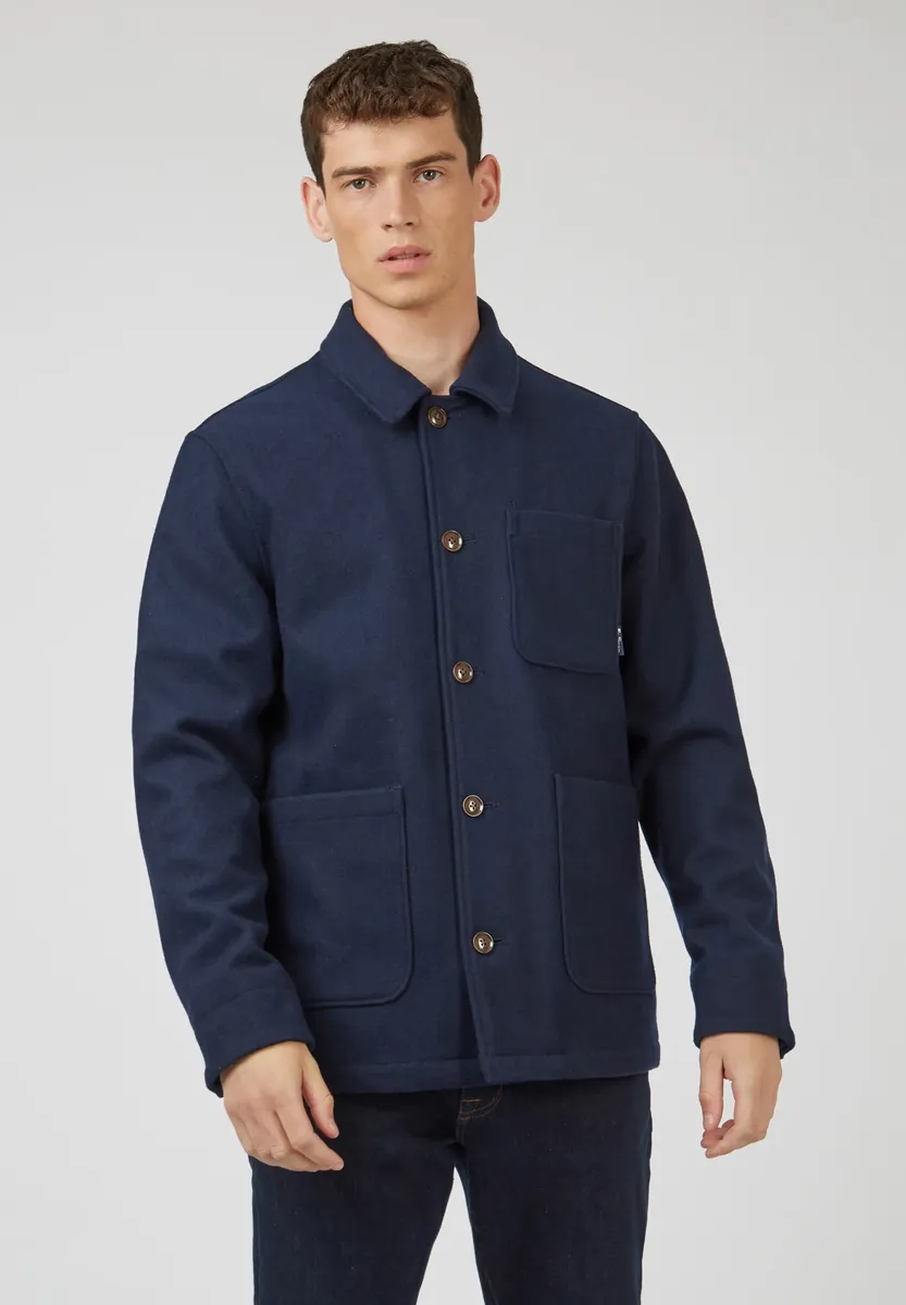 Блусон Ben Sherman "Winter Chore", без капюшона, 5 пуговиц спереди, классический крой, цвет Midnight
Блусон Ben Sherman "Winter Chore", без капюшона, 5 пуговиц спереди, классический крой, цвет Midnight