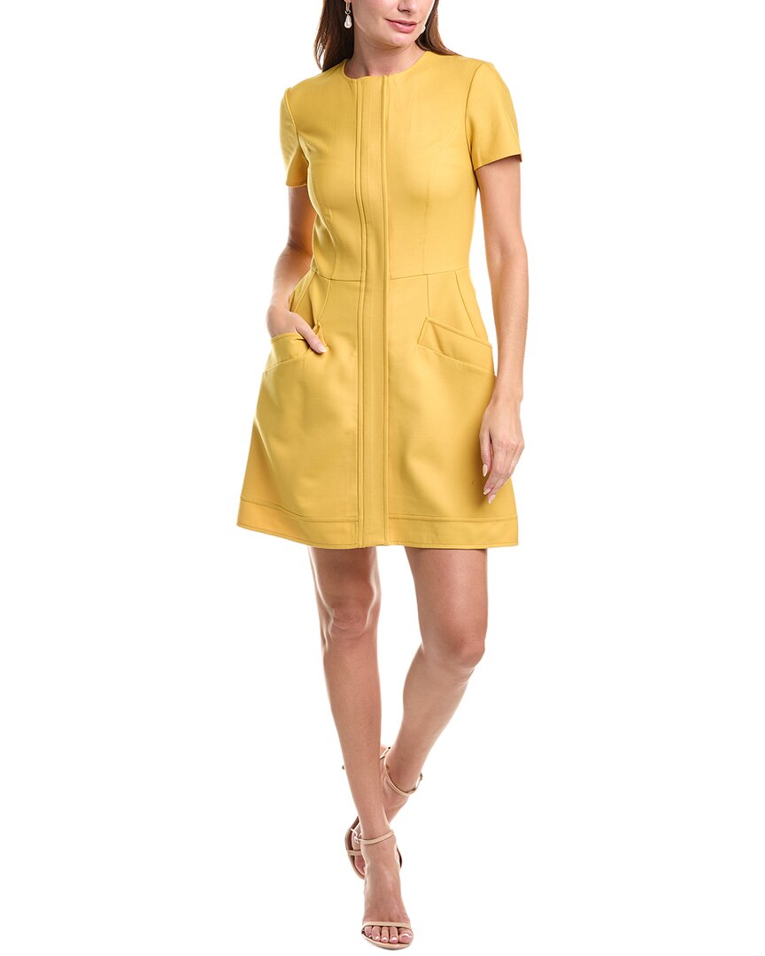 Мини-платье Oscar de la Renta из шерсти и шелка, желтый
Мини-платье Oscar de la Renta из шерсти и шелка, желтый