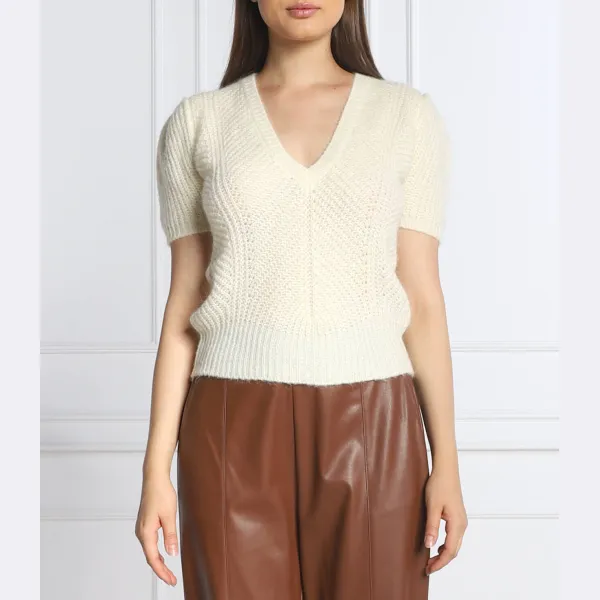 Свитер свободного кроя с добавлением шерсти Liu Jo, бежевый
Свитер свободного кроя с добавлением шерсти Liu Jo, бежевый