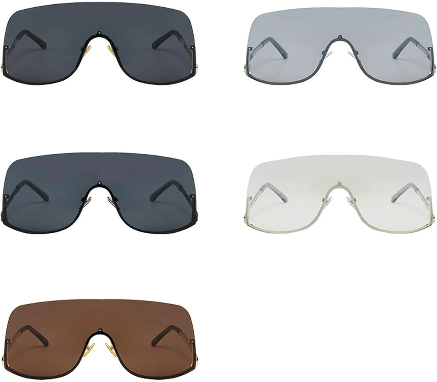 Крупные квадратные солнцезащитные очки для женщин, уникальные цельные модные солнцезащитные очки для мужчин, панк-очки, трендовые женские очки UV400 mincl, Black
Крупные квадратные солнцезащитные очки для женщин, уникальные цельные модные солнцезащитные очки для мужчин, панк-очки, трендовые женские очки UV400 mincl, Black