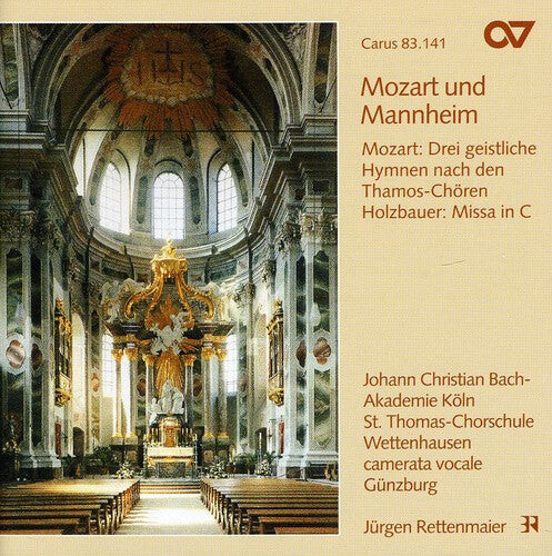 CD диск Holzbauer / Mozart / Rettenmaier / Jc Bach Academy: Mass in C / 3 Sacred Hymns
CD диск Holzbauer / Mozart / Rettenmaier / Jc Bach Academy: Mass in C / 3 Sacred Hymns