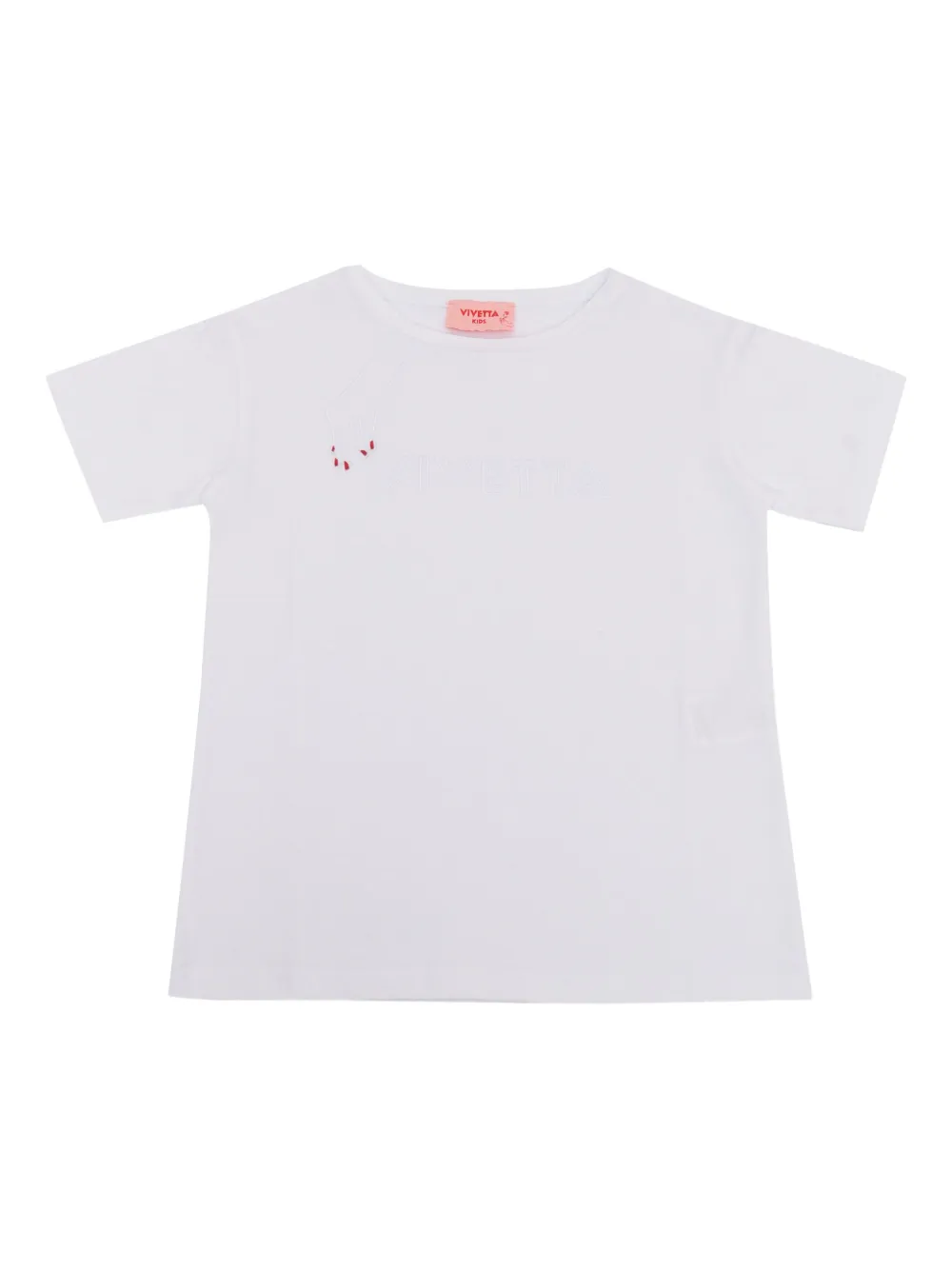 Футболка с вышитым логотипом Vivetta, белый
Футболка с вышитым логотипом Vivetta, белый