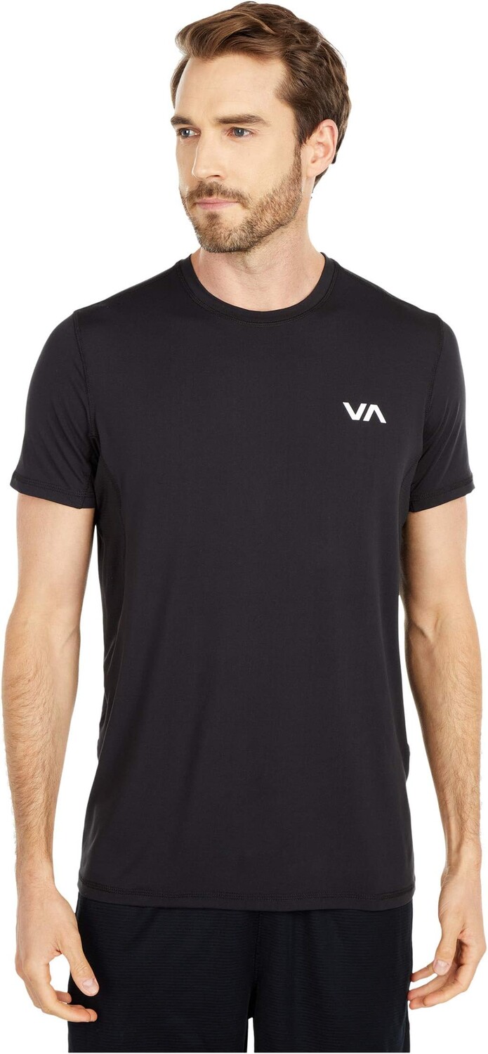 Топ с короткими рукавами VA Sport Vent RVCA, черный 
Топ с короткими рукавами VA Sport Vent RVCA, черный