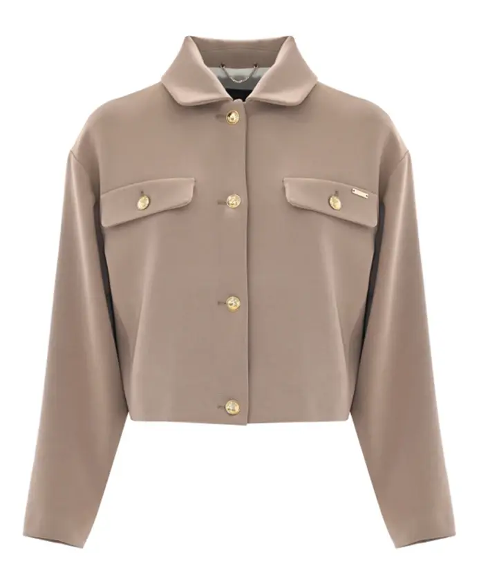 Короткая куртка с металлическими пуговицами Kocca, бежевый
Короткая куртка с металлическими пуговицами Kocca, бежевый