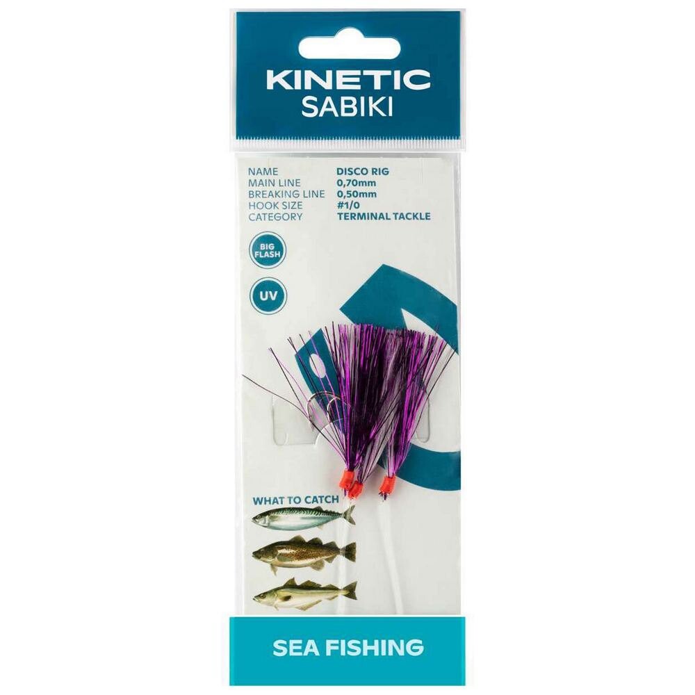 Оснастки Kinetic Sabiki Disco, прозрачный
Оснастки Kinetic Sabiki Disco, прозрачный