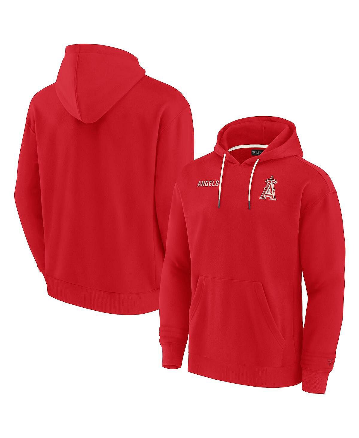 Мужской и женский красный супермягкий флисовый пуловер с капюшоном Los Angeles Angels Fanatics Signature
Мужской и женский красный супермягкий флисовый пуловер с капюшоном Los Angeles Angels Fanatics Signature