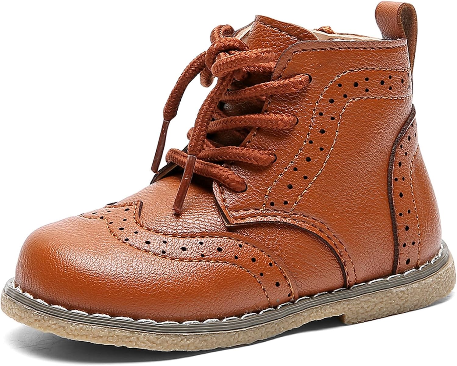 Ботинки для малышей DADAWEN для мальчиков и девочек, походные, водонепроницаемые, кожаные, с противоскользящей подошвой, шнуровкой, для улицы, на работу, зимние, для снега (для малышей/маленьких детей), Brown Mg
Ботинки для малышей DADAWEN для мальчиков и девочек, походные, водонепроницаемые, кожаные, с противоскользящей подошвой, шнуровкой, для улицы, на работу, зимние, для снега (для малышей/маленьких детей), Brown Mg