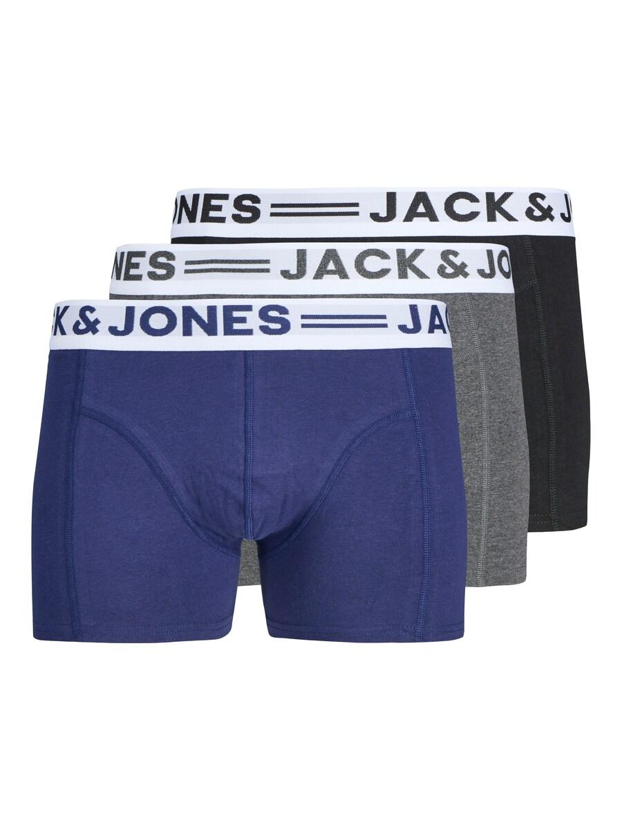 Боксеры JACK & JONES Sense, цвет Dark blue/Dark grey/Black
Боксеры JACK & JONES Sense, цвет Dark blue/Dark grey/Black