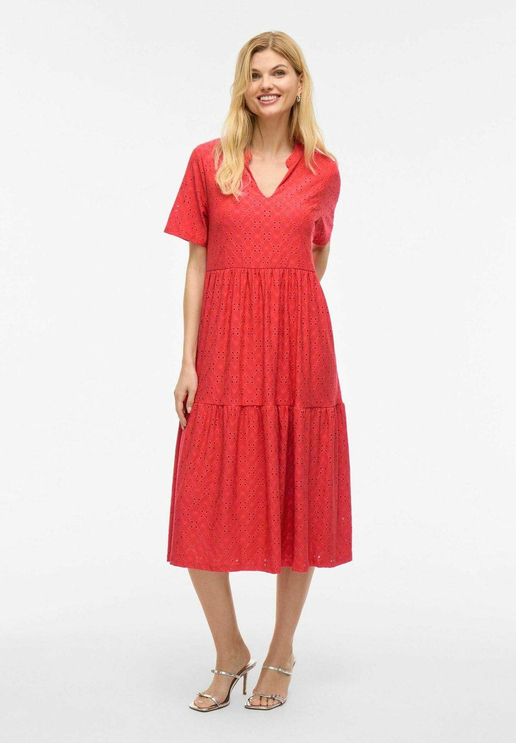 Повседневное платье VILA, светло-красный
Повседневное платье VILA, светло-красный