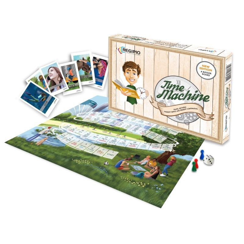 REGIPIO, путешествие на машине времени между настоящим простым и настоящим продолженным временем