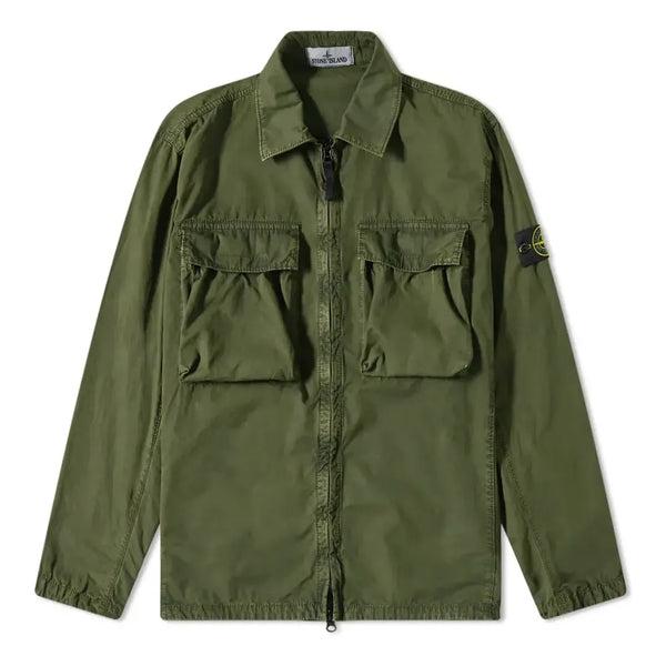 Куртка brushed cotton 2-pocket shirt jacket 'olive' Stone Island, зеленый
Куртка brushed cotton 2-pocket shirt jacket 'olive' Stone Island, зеленый