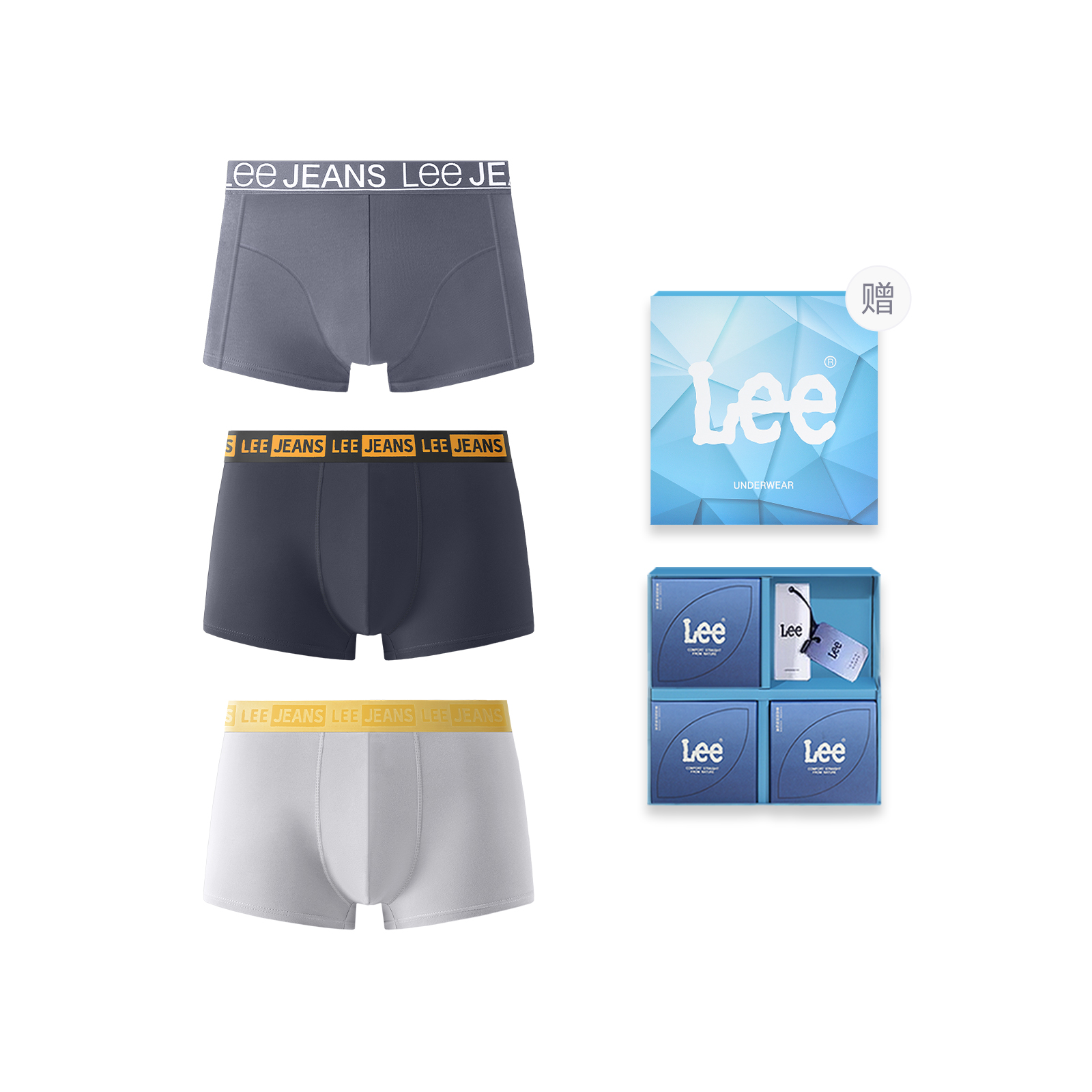 Edge Color 3.0 трусы подарочная коробка мужские 3 шт Lee, светло-серый
Edge Color 3.0 трусы подарочная коробка мужские 3 шт Lee, светло-серый