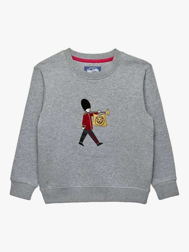 Детский хлопковый свитшот Guardsman Trotters, Grey Marl
Детский хлопковый свитшот Guardsman Trotters, Grey Marl