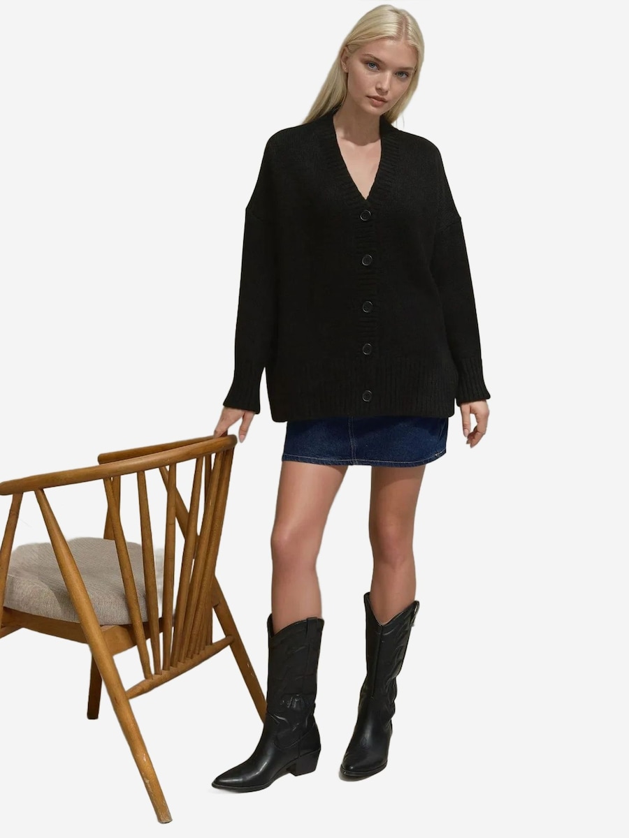 Вязаный кардиган Hiccup, черный
Вязаный кардиган Hiccup, черный