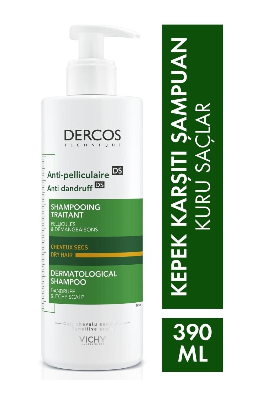Шампунь против перхоти Vichy Dercos Anti-Pelliculaire Dandruff 390 мл для сухих волос
Шампунь против перхоти Vichy Dercos Anti-Pelliculaire Dandruff 390 мл для сухих волос