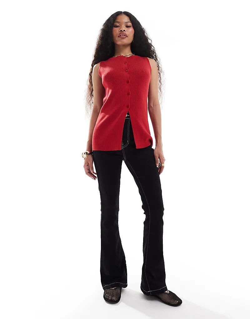 Джинсы расклешенные DTT Petite Bianca с высокой талией и карманом в форме сердца черного цвета Don't Think Twice
Джинсы расклешенные DTT Petite Bianca с высокой талией и карманом в форме сердца черного цвета Don't Think Twice