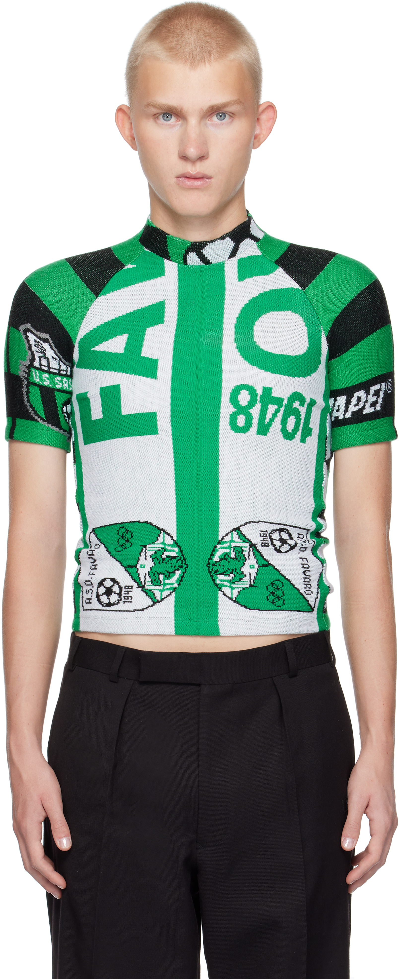 Футболка с разноцветным футбольным шарфом Prototypes
Футболка с разноцветным футбольным шарфом Prototypes