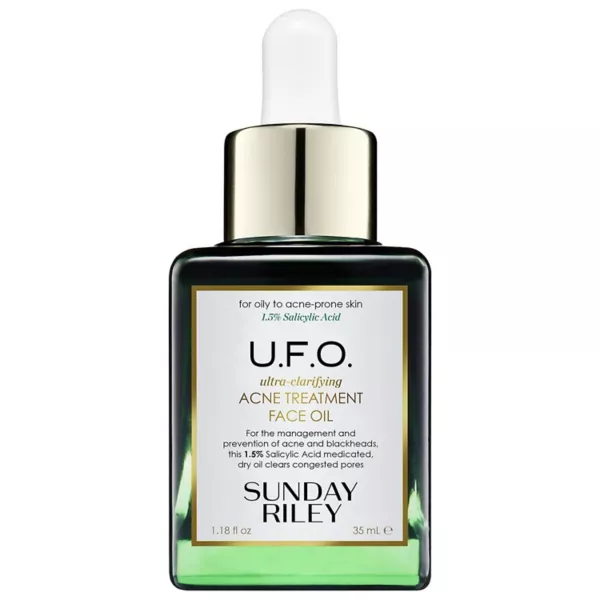 Ufo салициловая кислота bha лечение акне масло для лица Sunday Riley, объем 34 мл
Ufo салициловая кислота bha лечение акне масло для лица Sunday Riley, объем 34 мл