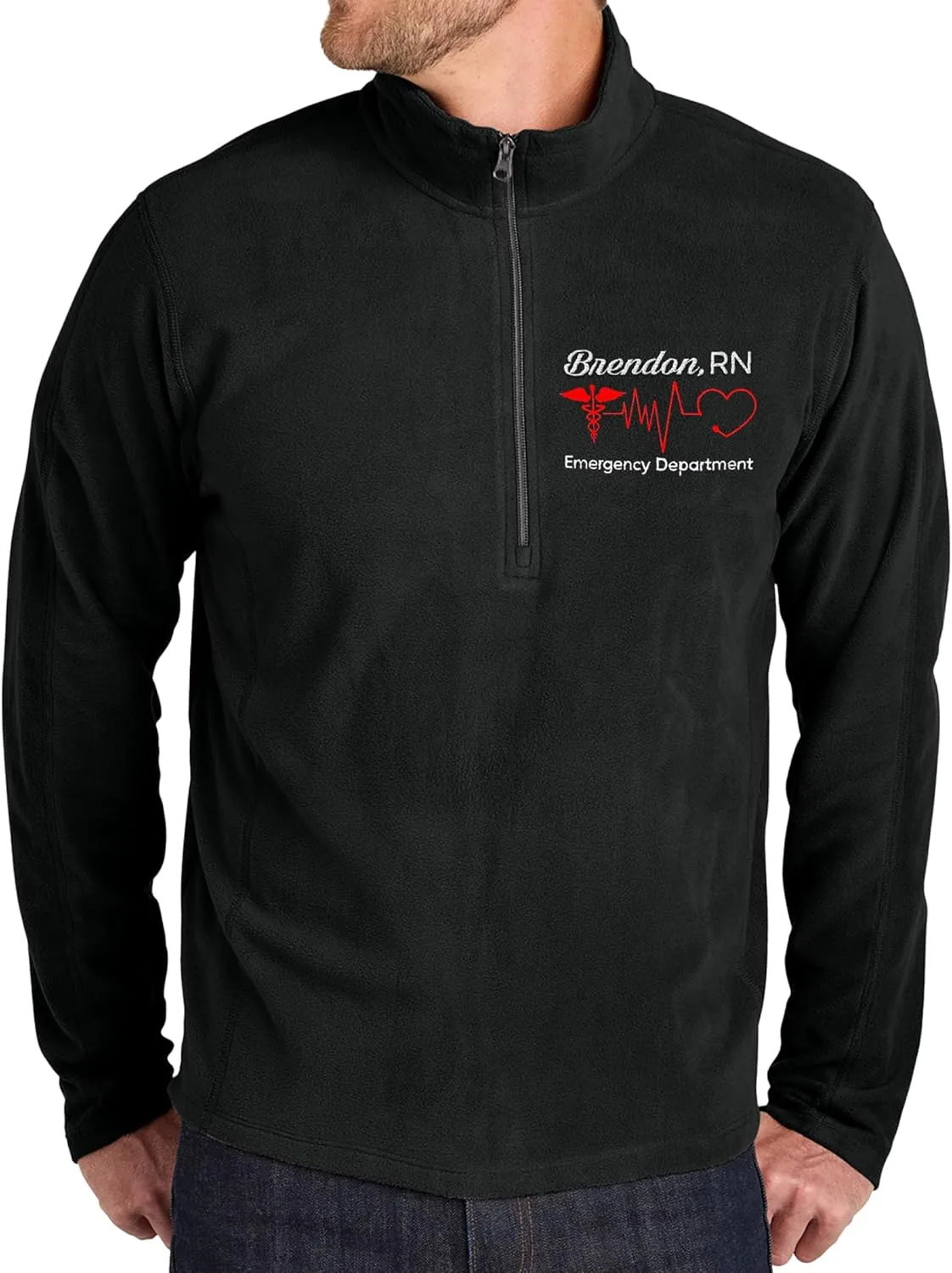 NACRE APPAREL Custom Nurse Embroidered Microfleece Jacket
NACRE APPAREL Custom Nurse Embroidered Microfleece Jacket