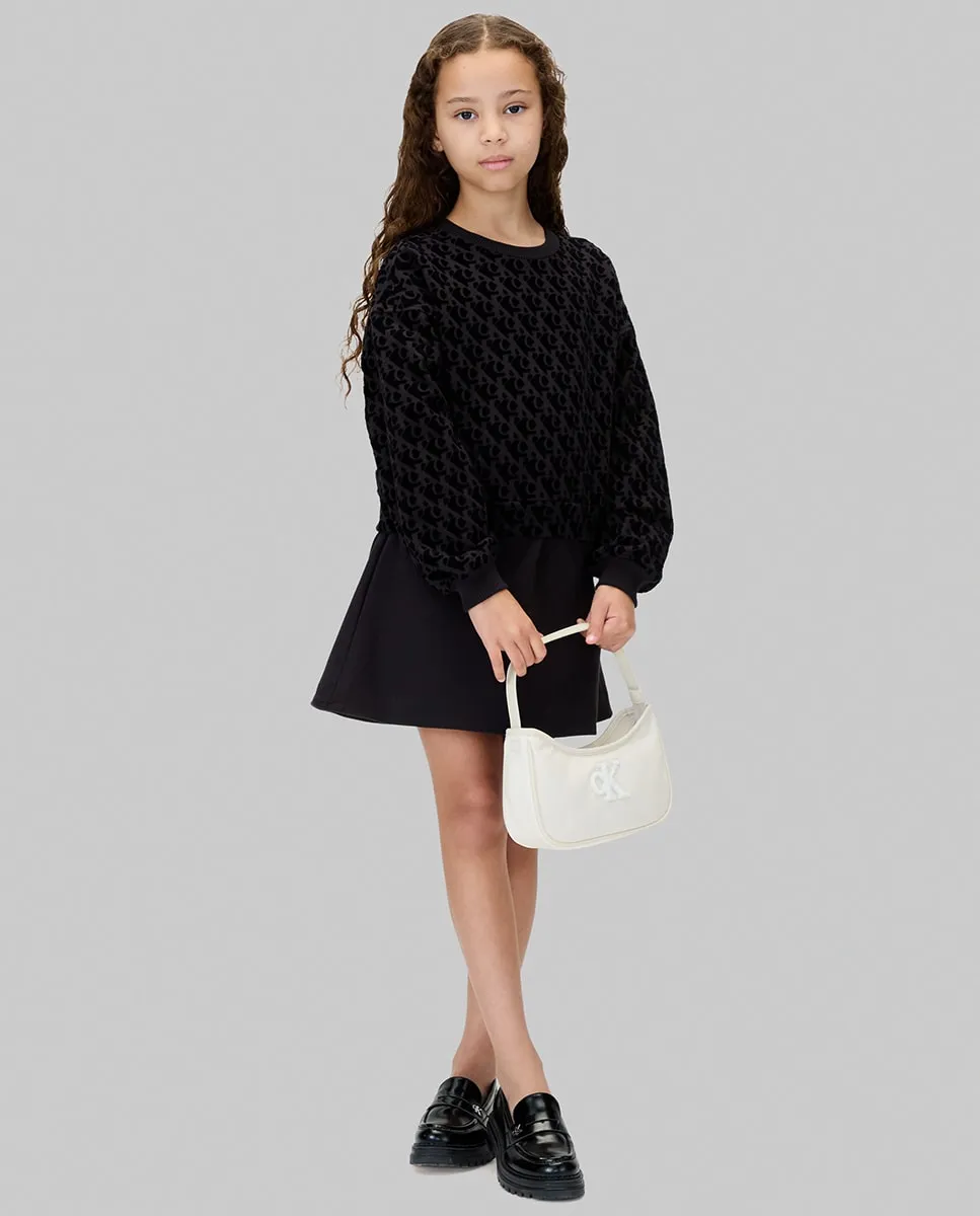Детское платье с принтом Calvin Klein, черный
Детское платье с принтом Calvin Klein, черный