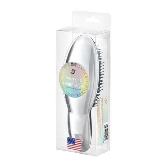 Серебряная щетка, облегчающая расчесывание. AJK Tangle Free Brush
Серебряная щетка, облегчающая расчесывание. AJK Tangle Free Brush