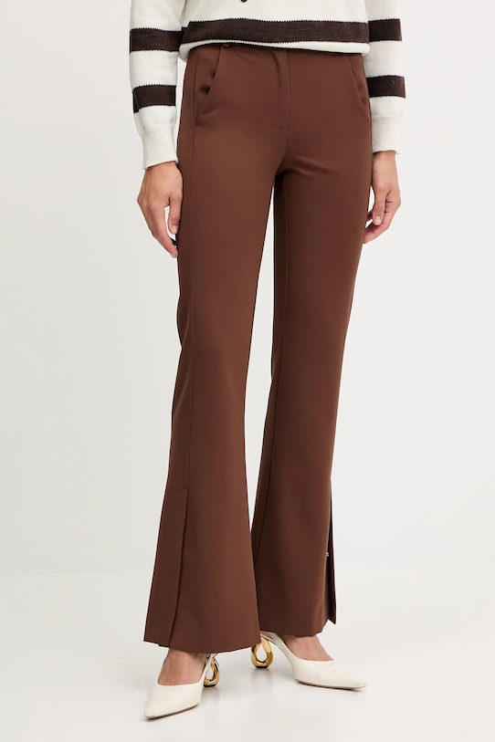 Брюки Patrizia Pepe, коричневый 
Брюки Patrizia Pepe, коричневый