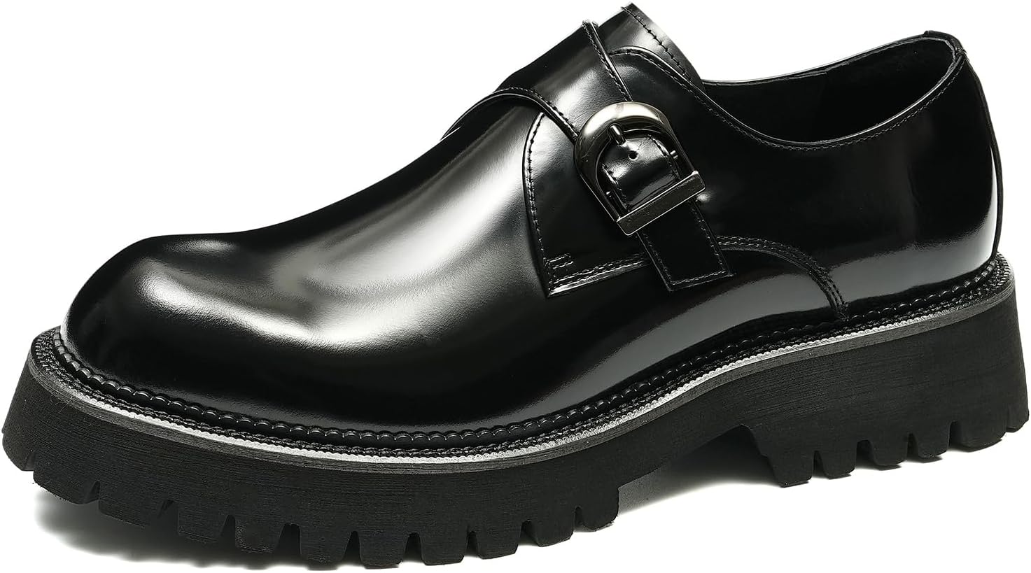 Мужские лоферы Santimon Loafers, формальные лакированные с пряжкой, модные лоферы для смокинга, свадьбы и делового стиля, повседневные мокасины, удобная обувь с толстой подошвой для ходьбы, черный
Мужские лоферы Santimon Loafers, формальные лакированные с пряжкой, модные лоферы для смокинга, свадьбы и делового стиля, повседневные мокасины, удобная обувь с толстой подошвой для ходьбы, черный