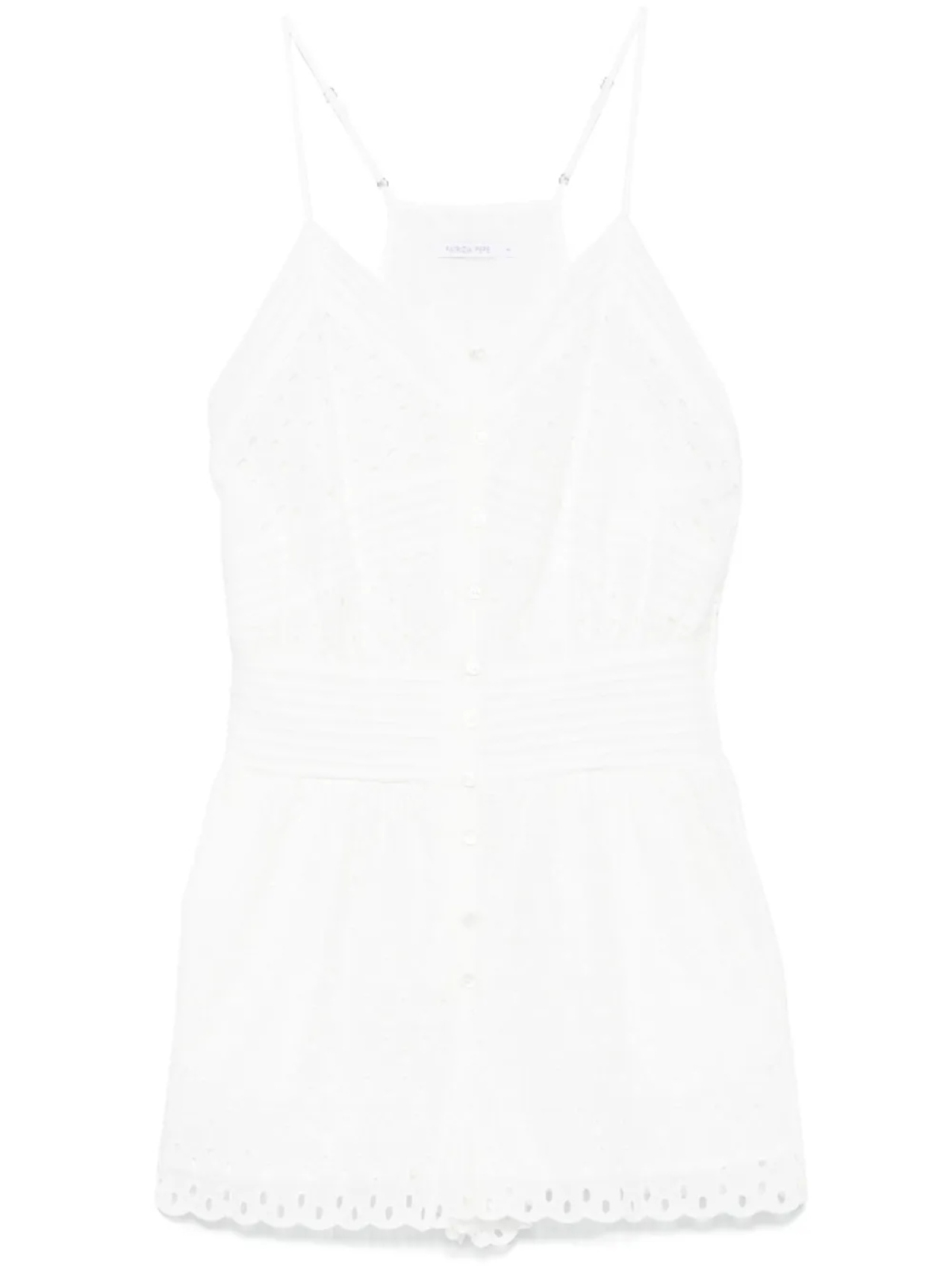 Patrizia Pepe комбинезон из английской бродери, белый
Patrizia Pepe комбинезон из английской бродери, белый